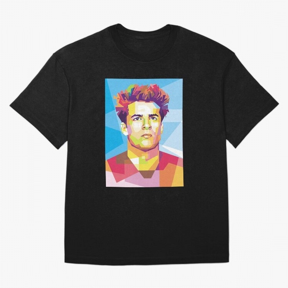 Riqui Puig in Pop Art Portrait Style Classic T-Shirt Feel Match Day Hype around FIFA World Cup 2026 Group Stage, Cristiano Ronaldo, England and Germany, Stadium Memories, Football Loyalty, International Chants and Championship Tradition; Great for