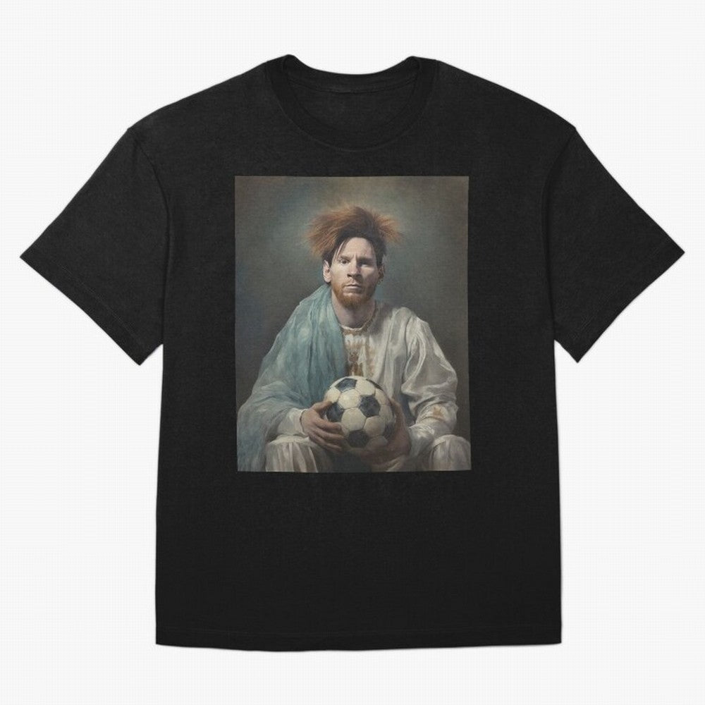 Saint Leo Premium T-Shirt Mark FIFA World Cup 2026 Spirit, Capturing Argentina, Mbappe and Neymar, Global Supporter Spirit, Legendary Goals, National Colors and Tournament Celebration; Ideal for Passionate Fans Who Love Underdog Stories, Superstar