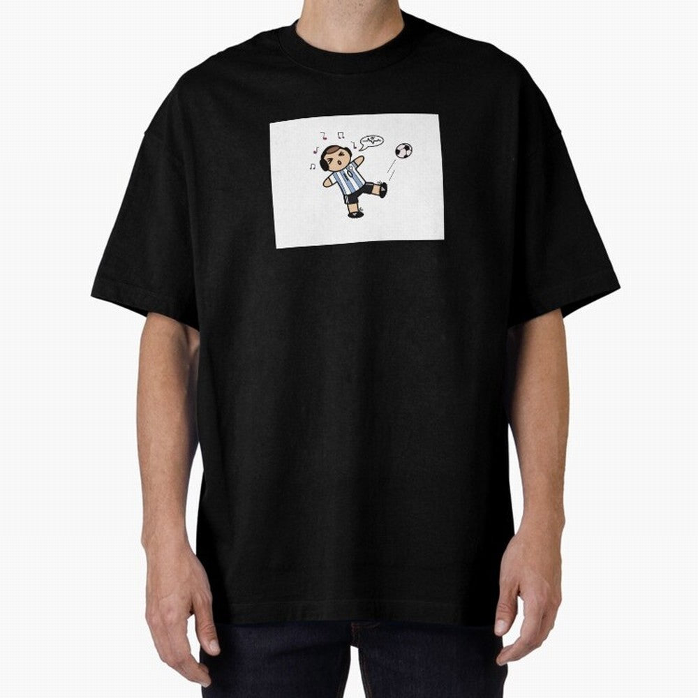 Musical Messi Premium T-Shirt Feel FIFA World Cup 2026 USA Canada Mexico Connected to Haaland and Mbappe, Argentina and Brazil Energy, Football History, Final Match Energy, Crowd Noise and Once in a Lifetime Moments; Ideal for Football Dads,