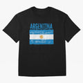 Argentina Oversized T-Shirt Stand with Match Day Hype around FIFA World Cup 2026, Messi and Cristiano Ronaldo, Netherlands, Match Day Excitement, Supporter Culture, Golden Goals and Global Football Passion; Perfect for Supporters Who Want Bold