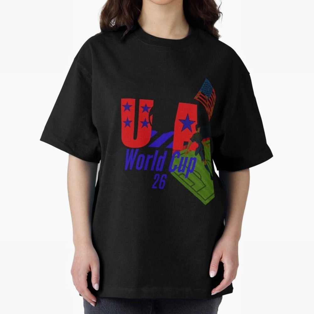 usa world cup 26 Premium T-Shirt Feel the Trophy Chase of FIFA World Cup 2026 Group Stage for Fans of Haaland and Mbappe and Brazil, Bringing Stadium Memories, Football Loyalty, International Chants and Championship Tradition; Made for Die Hard