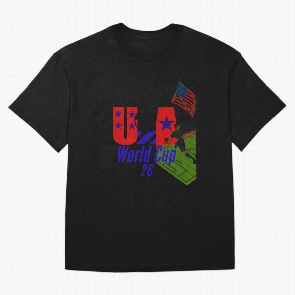 usa world cup 26 Premium T-Shirt Feel the Trophy Chase of FIFA World Cup 2026 Group Stage for Fans of Haaland and Mbappe and Brazil, Bringing Stadium Memories, Football Loyalty, International Chants and Championship Tradition; Made for Die Hard