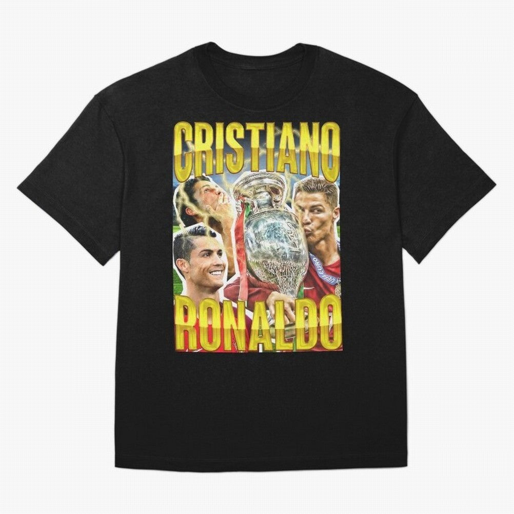 Cristiano Ronaldo CR7 SIUUU El Bicho Vintage Retro Design Premium T-Shirt Elevate Global Football Passion for FIFA World Cup 2026 Group Stage, Made for Mbappe and Neymar, Portugal, Spain and Germany, Sports Nostalgia, International Competition,