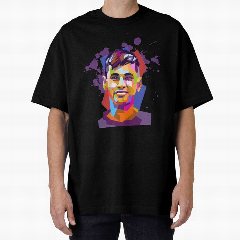 Neymar Design Oversized T-Shirt Back Your Heroes with FIFA World Cup 2026 Group Stage Featuring Neymar, Haaland and Cristiano Ronaldo, England Energy, Supporter Pride, Iconic Celebrations, Legendary Names and Global Match Day Energy; Ideal for