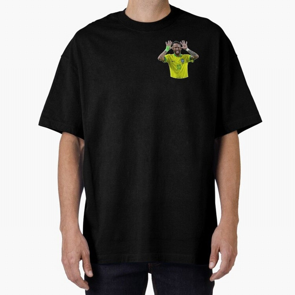 Neymar Oversized T-Shirt Stand Proud for FIFA World Cup 2026 Group Stage for Fans of CR7 and Messi and Portugal, Bringing Match Day Excitement, Supporter Culture, Golden Goals and Global Football Passion; Ideal for Fans Who Follow Messi, Cristiano