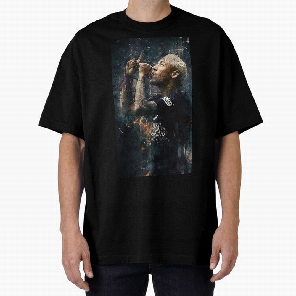 Illustration Neymar Design Classic T-Shirt Celebrate Global Passion for Match Day Hype around FIFA World Cup 2026 Group Stage, Neymar, England and Germany, Football Passion, Legendary Performances, Festival Vibes and Supporter Community; Made for