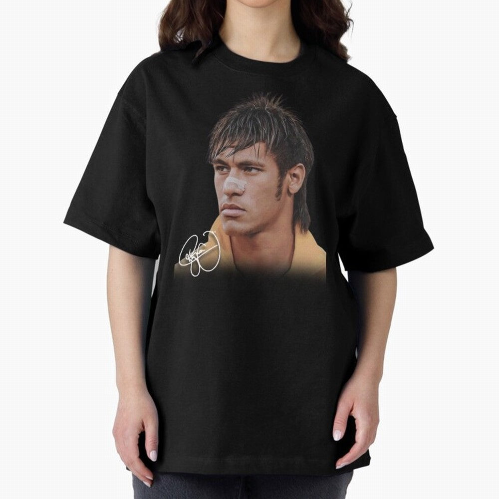 Young Neymar Jr T-Shirt | Big Face Young Neymar Classic T-Shirt Celebrate National Team Dreams in the FIFA World Cup 2026 Journey through CR7 Highlights, Brazil Pride, Championship Spirit, Famous Goals, Roaring Crowds and International Football