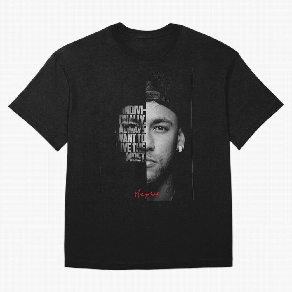 Black and white Neymar Jr quote. Classic T-Shirt Represent Football Lovers during FIFA World Cup 2026 Group Stage Spirit, Driven by Brazil, Portugal and Argentina, Cristiano Ronaldo, Haaland and CR7, Match Day Excitement, Supporter Culture, Golden