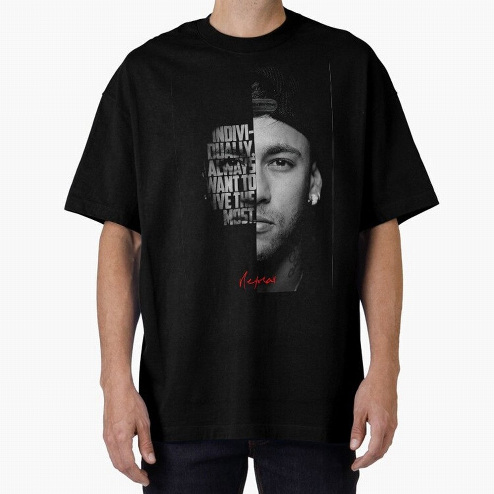 Black and white Neymar Jr quote. Classic T-Shirt Represent Football Lovers during FIFA World Cup 2026 Group Stage Spirit, Driven by Brazil, Portugal and Argentina, Cristiano Ronaldo, Haaland and CR7, Match Day Excitement, Supporter Culture, Golden