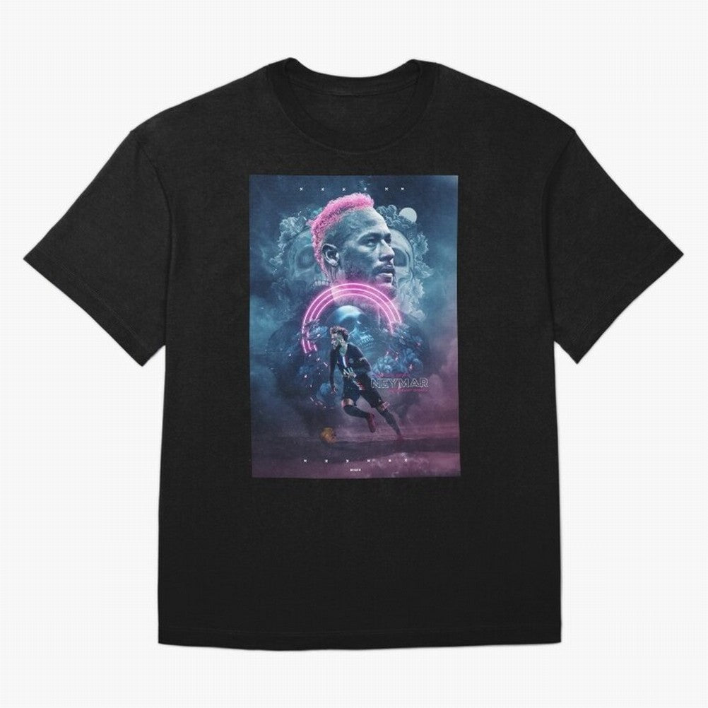 Neymar Junior - Design #j16 Classic T-Shirt Follow the Final Road of FIFA World Cup 2026 USA Canada Mexico Centered on Messi, Neymar and Mbappe, Brazil, Portugal and Argentina Energy, Retro Football Energy, Iconic Rivalries, Trophy Chase Drama and