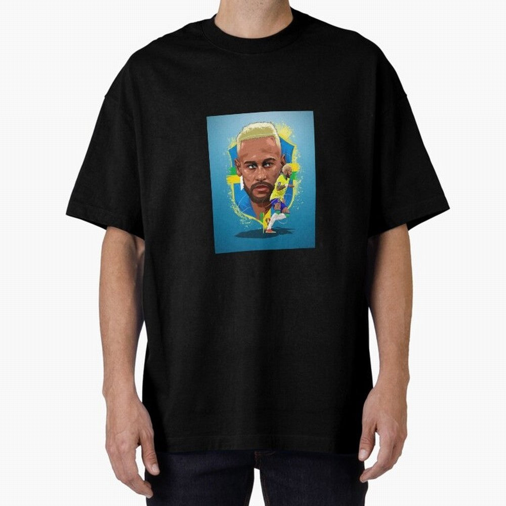neymar jr al nassr Oversized T-Shirt Celebrate Global Passion for the FIFA World Cup 2026 Journey through Messi, Neymar and Mbappe Highlights, Argentina Pride, Soccer Culture, Superstar Moments, National Team Dreams and Competitive Fire; Ideal for