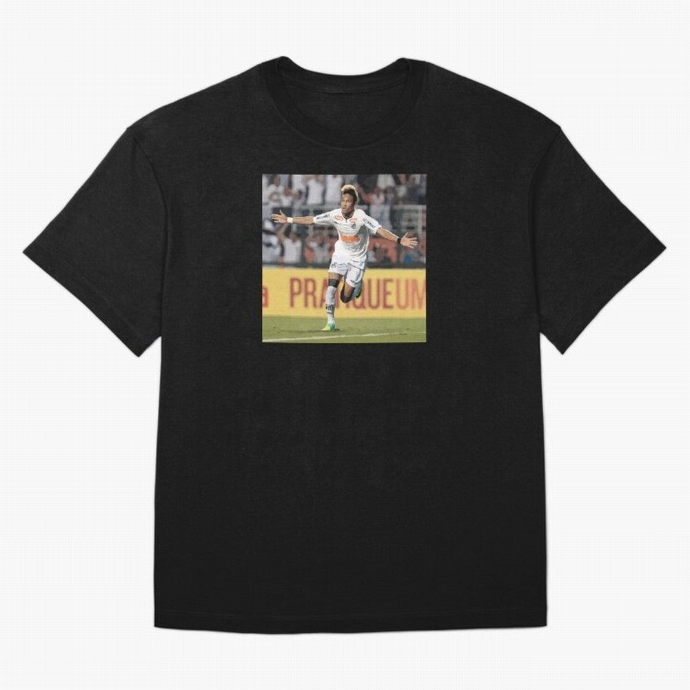 Neymar of Santos celebrating Classic T-Shirt Bring Global Football Passion for FIFA World Cup 2026 USA Canada Mexico, Connected to CR7, Argentina and Brazil, Stadium Memories, Football Loyalty, International Chants and Championship Tradition; Ideal