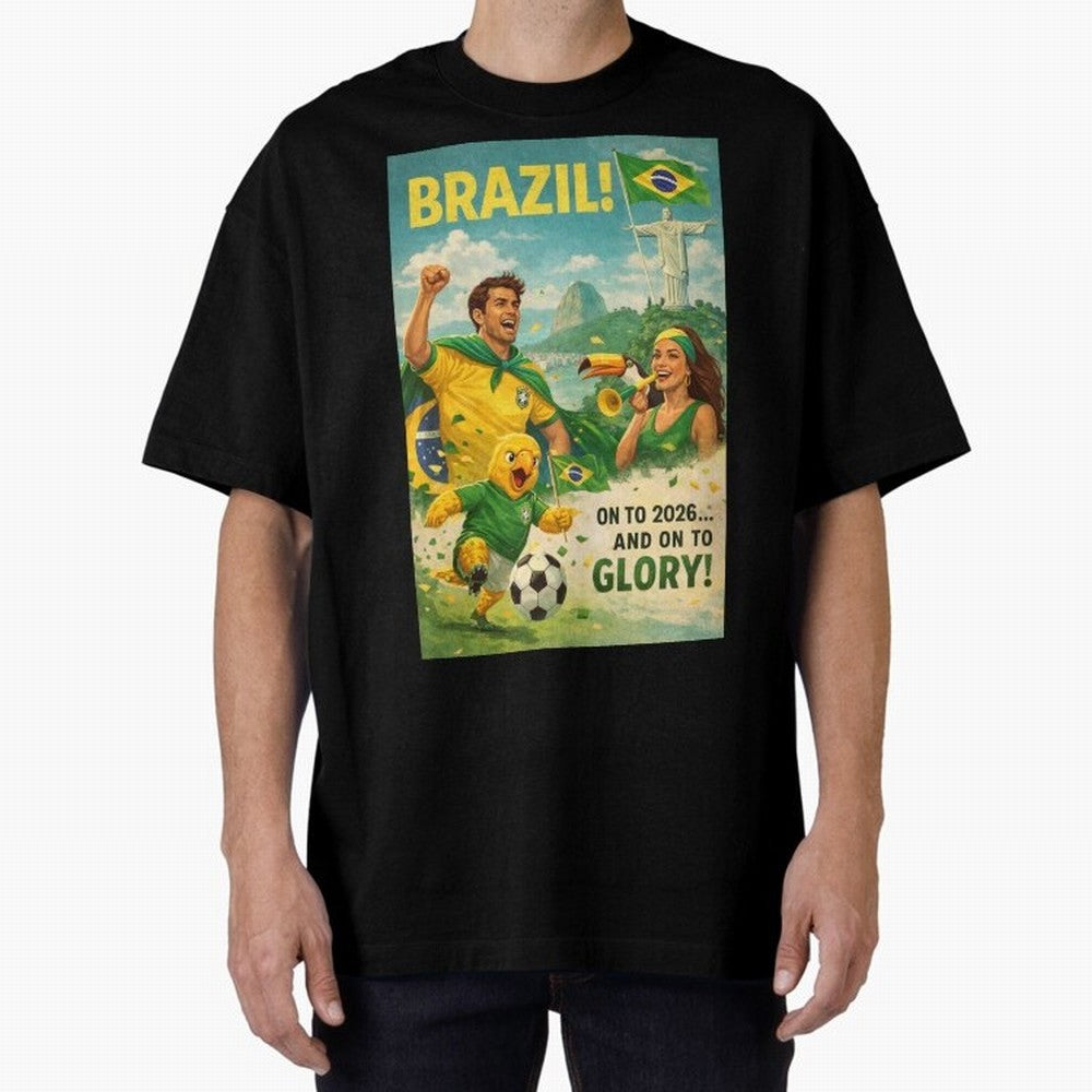 Brazil Rio de Janeiro Christ the Redeemer Sugarloaf Mountain FIFA World Cup 2026 Football Celebration Classic T-Shirt Show Love for Legendary Goals in Match Day Hype around FIFA World Cup 2026, Neymar, Haaland and Cristiano Ronaldo, Portugal, Spain