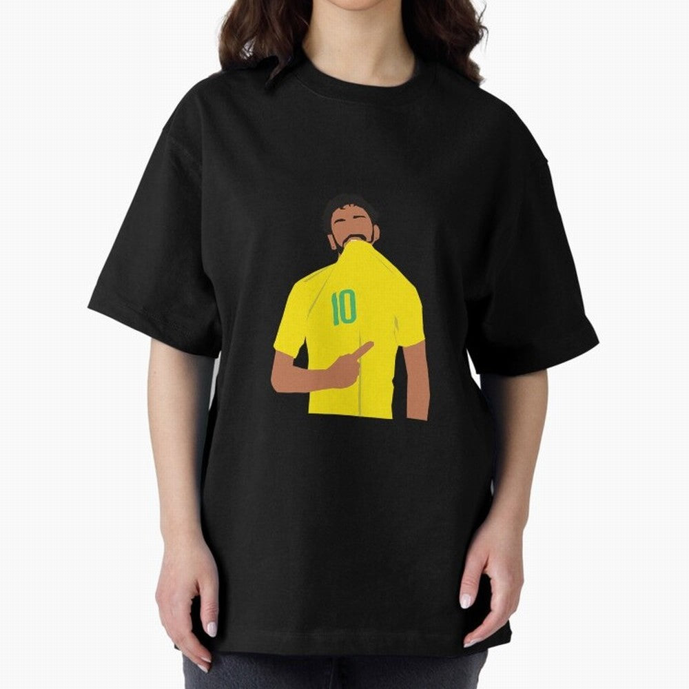 Neymar Jr Oversized T-Shirt Relive Legendary Nights from FIFA World Cup 2026 USA Canada Mexico Spirit, Driven by Argentina and Brazil, Messi and Cristiano Ronaldo, Champion Mindset, Group Stage Buzz, Knockout Tension and Passionate Fan Culture;