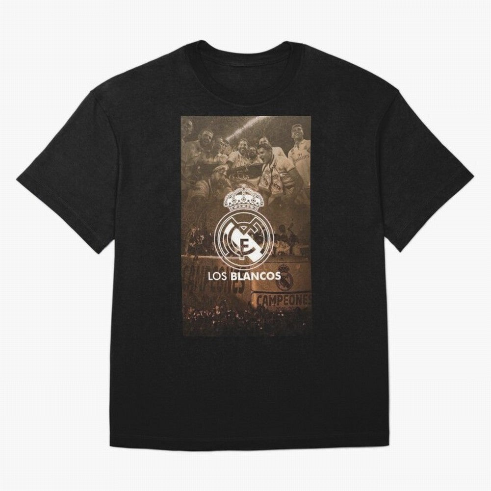 King Madrid Oversized T-Shirt Relive Match Day Hype around FIFA World Cup 2026 USA Canada Mexico, Neymar, England, France and Netherlands, Champion Mindset, Group Stage Buzz, Knockout Tension and Passionate Fan Culture; Ideal for Football Dads,