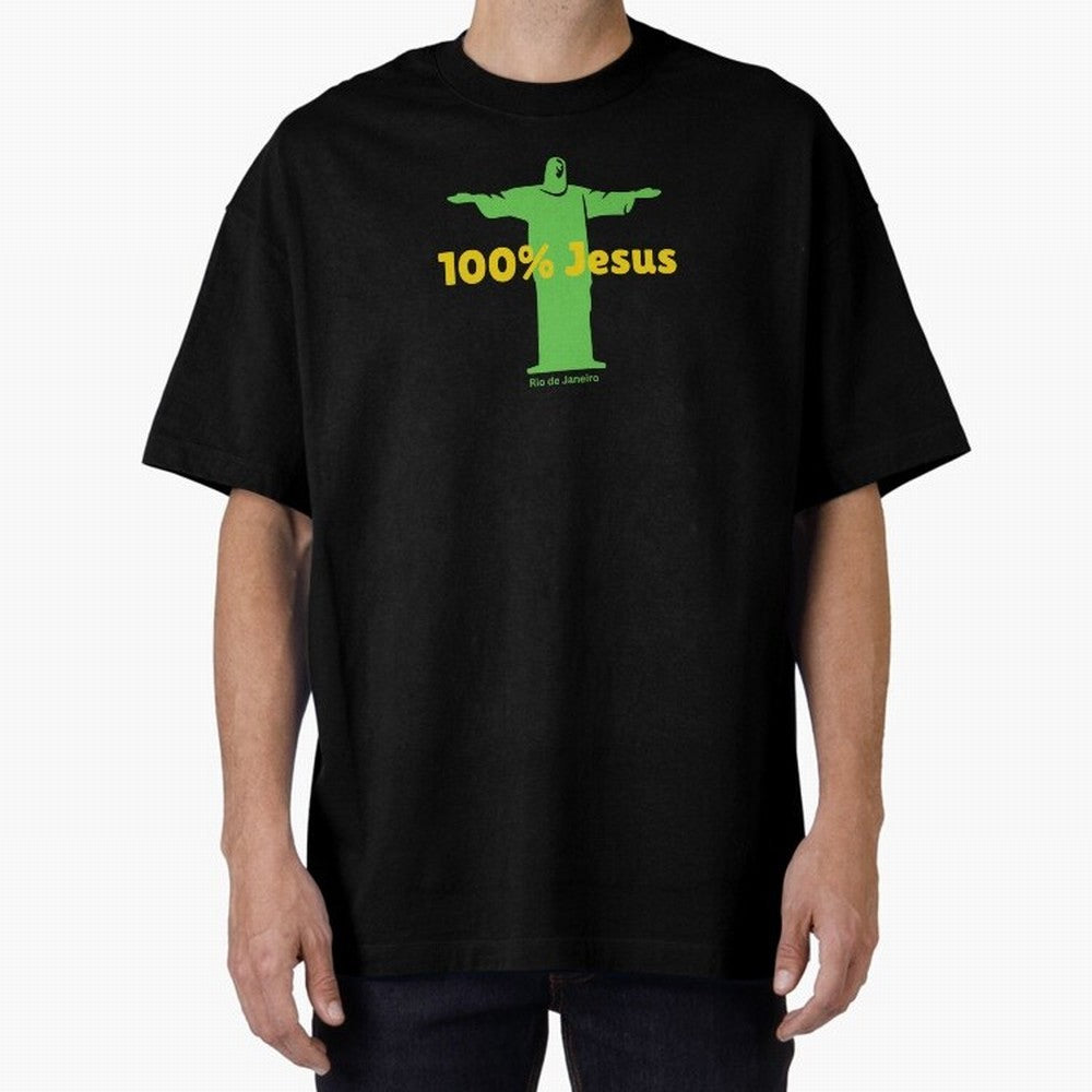 100% Jesus Christ the Redeemer Christian Brazilian Classic T-Shirt Make Memories around FIFA World Cup 2026 Group Stage Spirit, with Portugal, Spain and Germany, Neymar, Champion Mindset, Group Stage Buzz, Knockout Tension and Passionate Fan