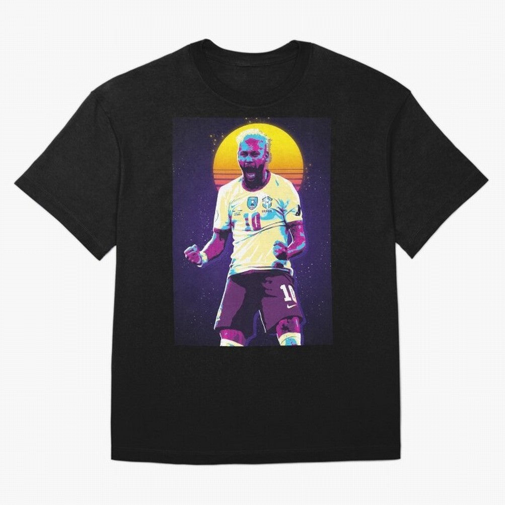 Neymar Jr selebration retro 80s Classic T-Shirt Bring Global Tournament Vibes to Global Football Passion for FIFA World Cup 2026 Group Stage, Filled with CR7 and Messi, Argentina and Brazil, Worldwide Fan Energy, Dramatic Goals, Stadium Lights and