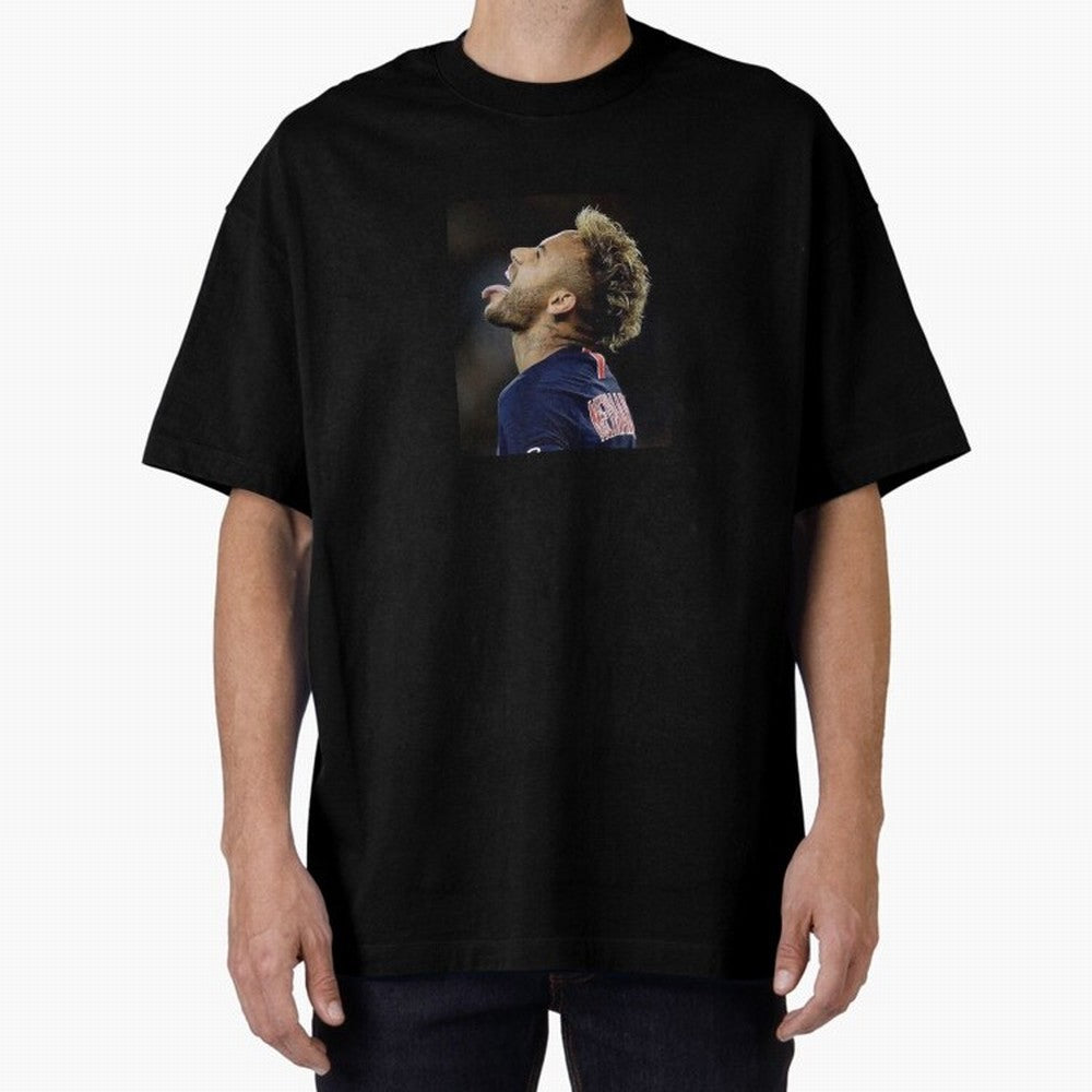 Neymar Jr Oversized T-Shirt Celebrate Soccer Greatness during FIFA World Cup 2026 for Fans of Messi, Neymar and Mbappe and Portugal, Spain and Germany, Bringing Supporter Pride, Iconic Celebrations, Legendary Names and Global Match Day Energy;