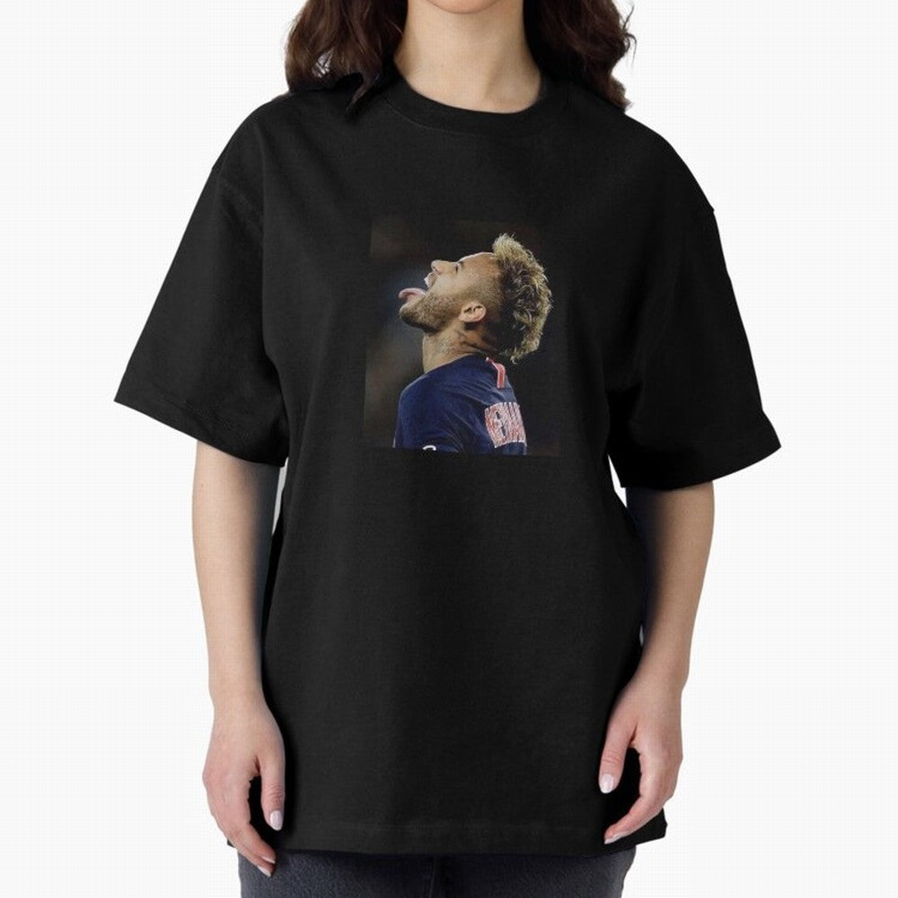 Neymar Jr Oversized T-Shirt Celebrate Soccer Greatness during FIFA World Cup 2026 for Fans of Messi, Neymar and Mbappe and Portugal, Spain and Germany, Bringing Supporter Pride, Iconic Celebrations, Legendary Names and Global Match Day Energy;