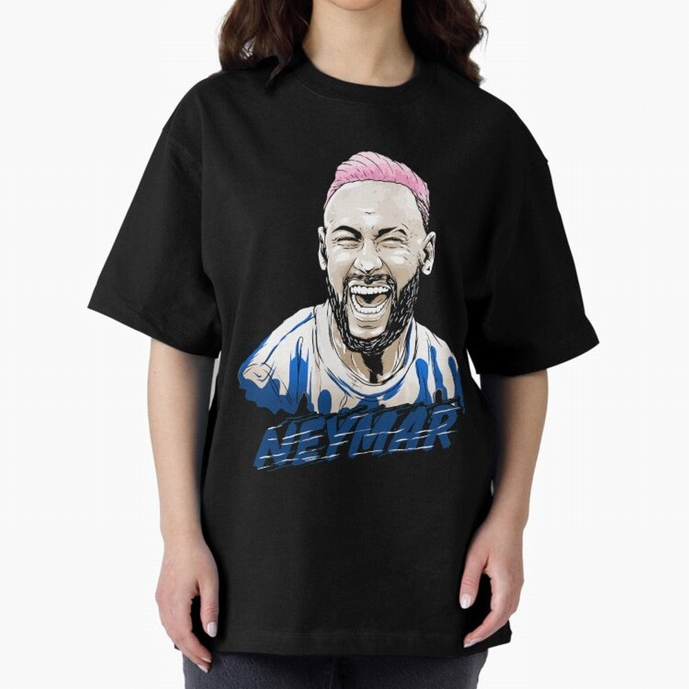 neymar superstar in paris Oversized T-Shirt Bring Match Day Fire to FIFA World Cup 2026 for Fans of Haaland and France and Portugal, Bringing Tournament Hype, Historic Matchups, Family Viewing Parties and Global Sports Pride; Made for Die Hard