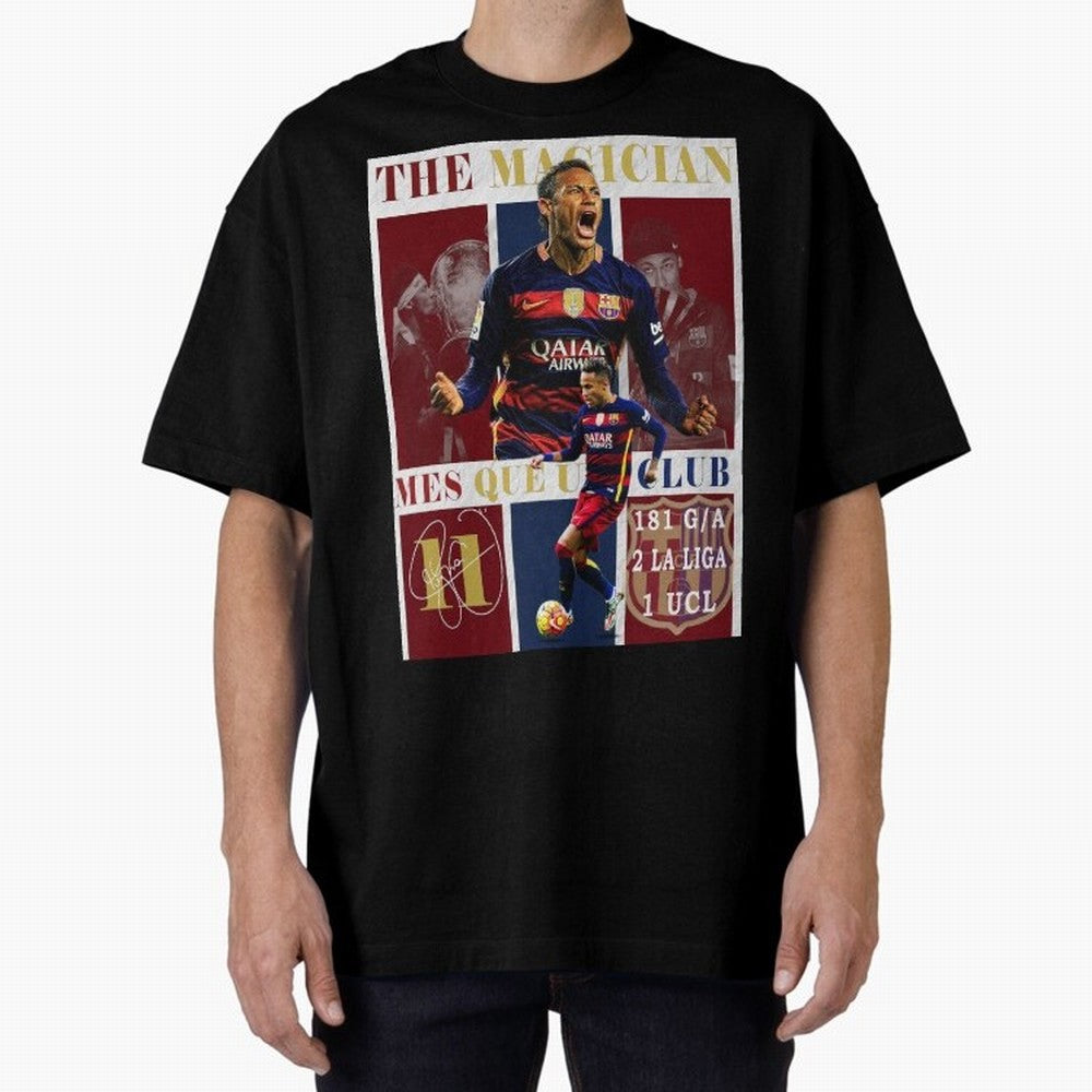Neymar Jr Barcelona 2015 UCL Poster Classic T-Shirt Remember FIFA World Cup 2026 USA Canada Mexico Spirit, Centered on England and Germany, Haaland and Mbappe, Champion Mindset, Group Stage Buzz, Knockout Tension and Passionate Fan Culture; Perfect