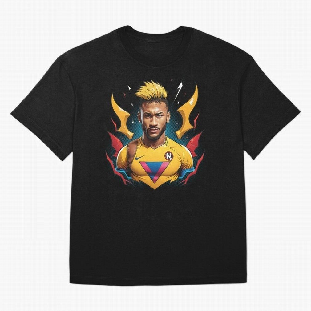 Neymar Jr illustration Classic T-Shirt Honor Champions and Dreams in FIFA World Cup 2026 USA Canada Mexico Made for Mbappe and Neymar, Spain Energy, Fan Favorite Moments, National Team Passion, Big Match Drama and Soccer History; Created for Match