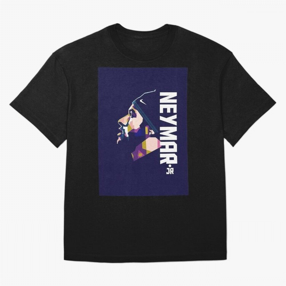 Neymar Jr Art Print Navy Classic T-Shirt Remember Iconic Moments from FIFA World Cup 2026 Spirit, Made for Spain, Mbappe, Retro Football Energy, Iconic Rivalries, Trophy Chase Drama and Stadium Atmosphere; Ideal for Football Dads, Football Moms,