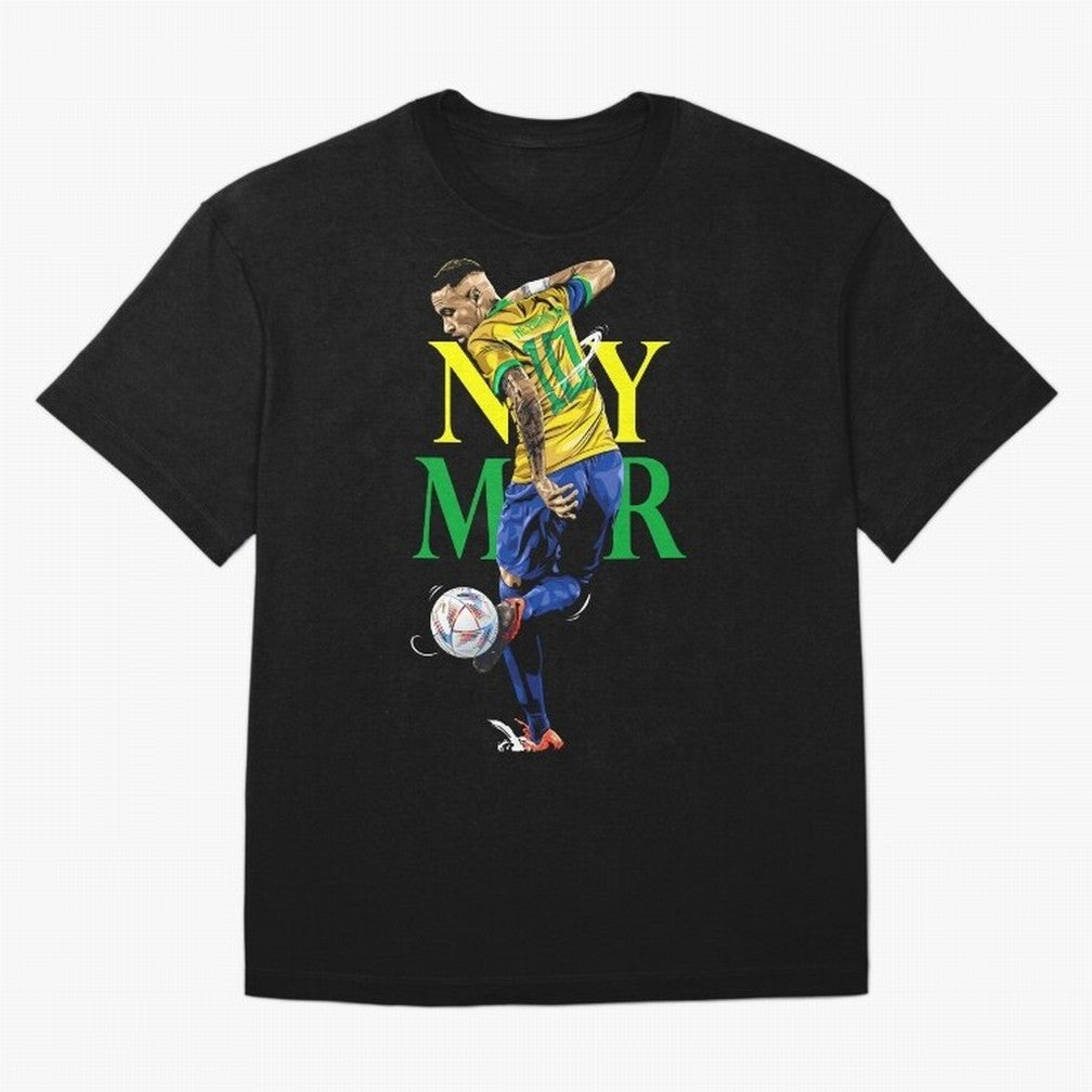 Neymar JR Brazil Oversized T-Shirt Bring Supporter Culture to Match Day Hype around FIFA World Cup 2026, CR7 and Messi, Spain, Stadium Memories, Football Loyalty, International Chants and Championship Tradition; Made for Die Hard Supporters, Soccer