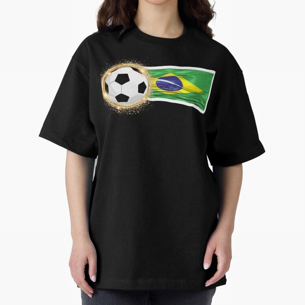 BRAZIL - BRAZILIAN FOOTBALL STICKER Classic T-Shirt Show Love for Legendary Goals in FIFA World Cup 2026 Featuring Cristiano Ronaldo, Argentina Energy, Championship Spirit, Famous Goals, Roaring Crowds and International Football Unity; Perfect for