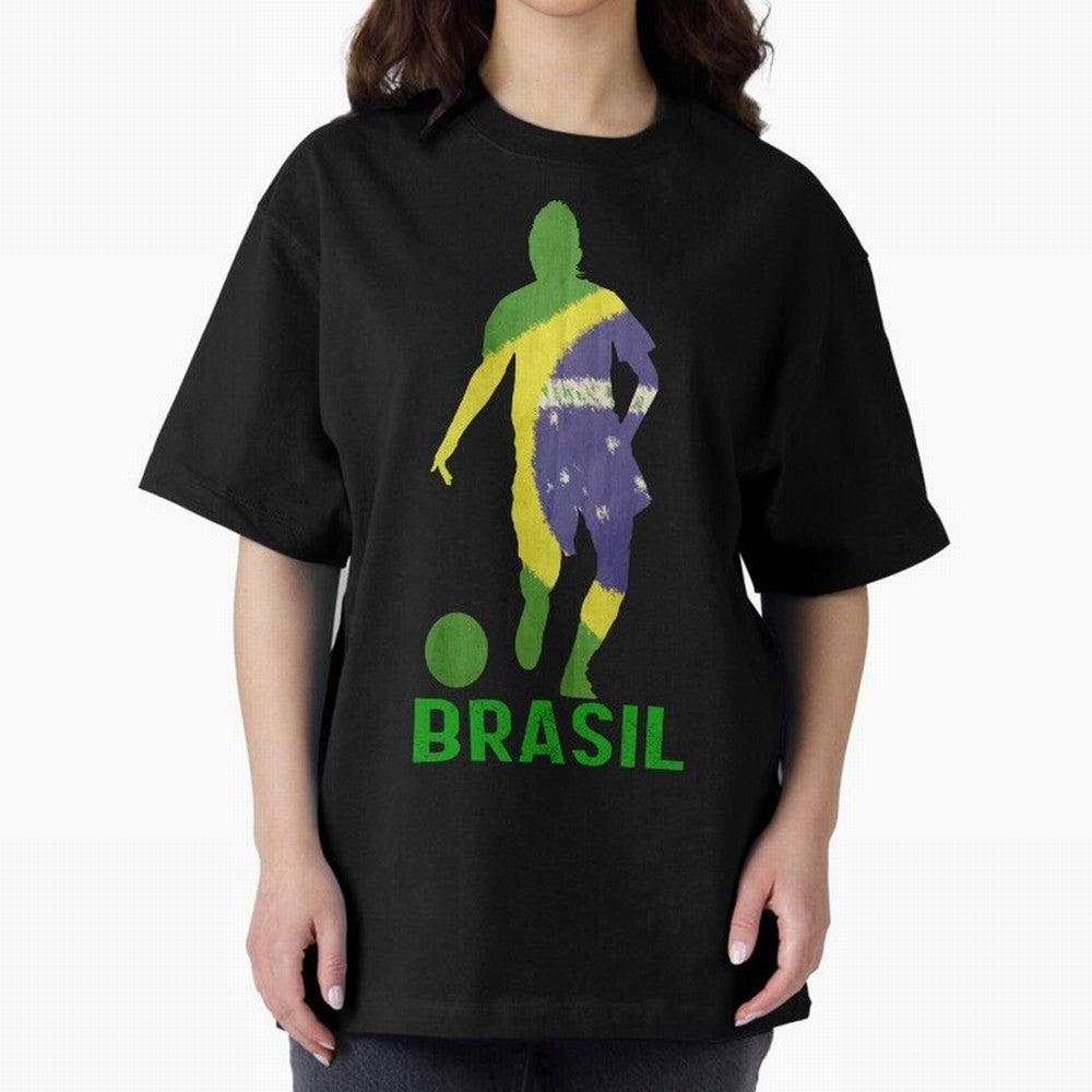 Brasil Essential T-Shirt Carry the Colors and Pride of FIFA World Cup 2026 USA Canada Mexico for Fans of Neymar, Haaland and Cristiano Ronaldo and England, Bringing Goal Celebration Energy, Supporter Heritage, Football Icons and Worldwide
