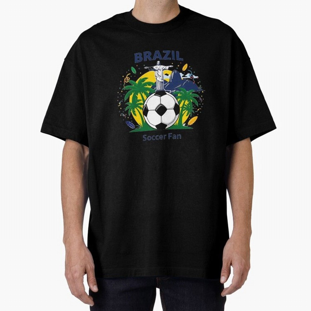 Brazil Soccer Fan T-shirt Classic T-Shirt Celebrate Football Dreams Across Global Football Passion for FIFA World Cup 2026 Group Stage, Centered on Haaland, Portugal, Global Supporter Spirit, Legendary Goals, National Colors and Tournament