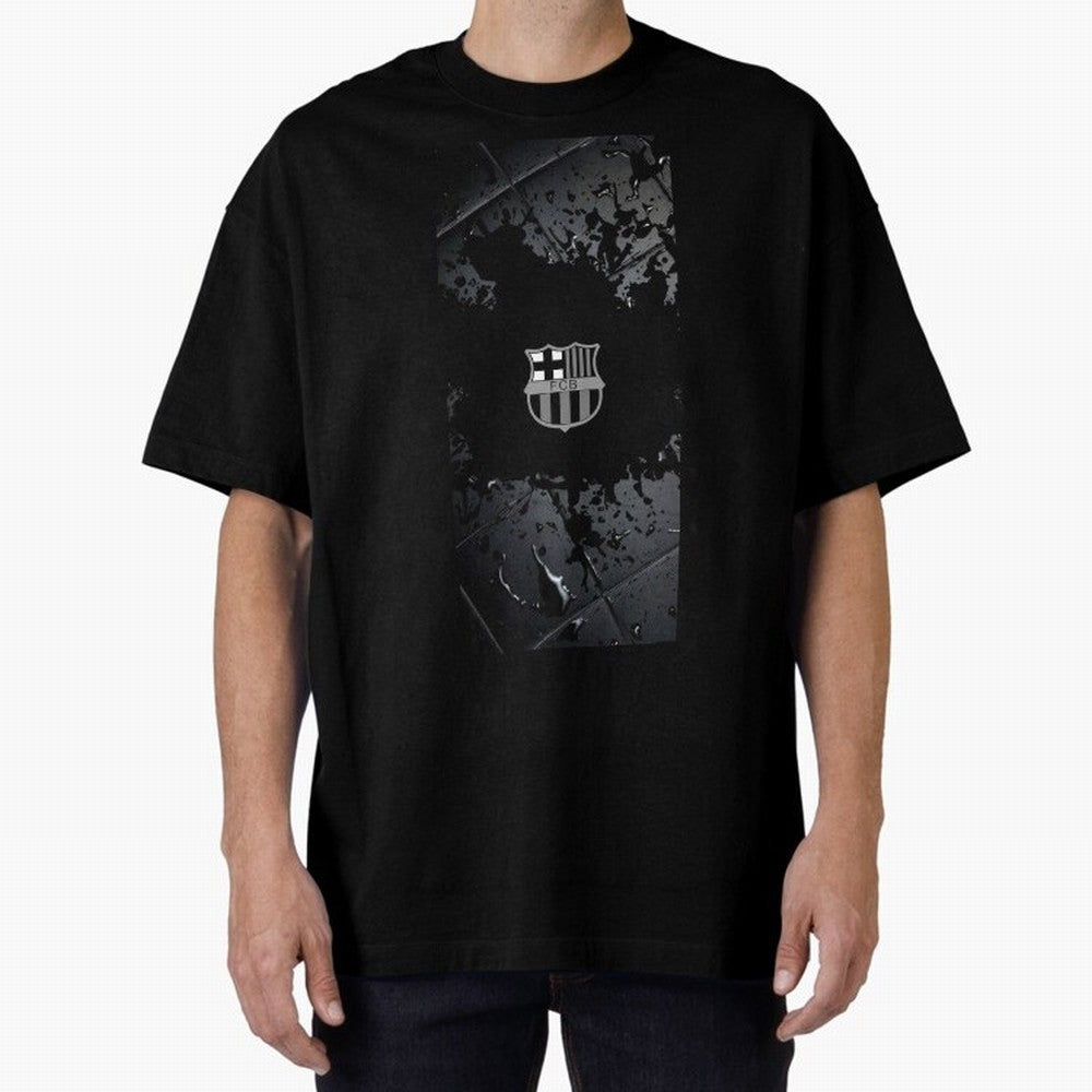 barcelona Oversized T-Shirt Represent Football Lovers during Global Football Passion for FIFA World Cup 2026 Group Stage, Filled with Haaland, England, Stadium Memories, Football Loyalty, International Chants and Championship Tradition; Perfect for