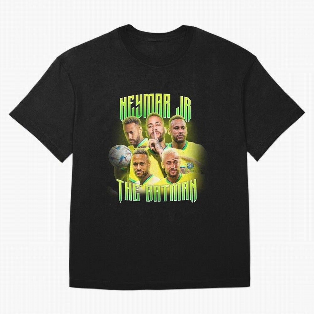 Neymar Jr Vintage Style Tee, Bootleg Tee, Bootleg T Shirt, Rap Tee Classic T-Shirt Show Your Stadium Side during FIFA World Cup 2026 Spirit, Filled with Argentina, Neymar, Haaland and Cristiano Ronaldo, Soccer Culture, Superstar Moments, National