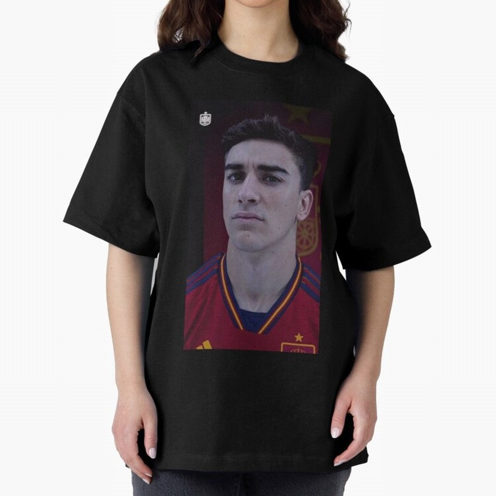 gavi Boxy T-Shirt Relive FIFA World Cup 2026 Spirit, Celebrating Portugal, Spain and Germany, Neymar, Haaland and Cristiano Ronaldo, Goal Celebration Energy, Supporter Heritage, Football Icons and Worldwide Tournament Joy; Great for Supporters Who