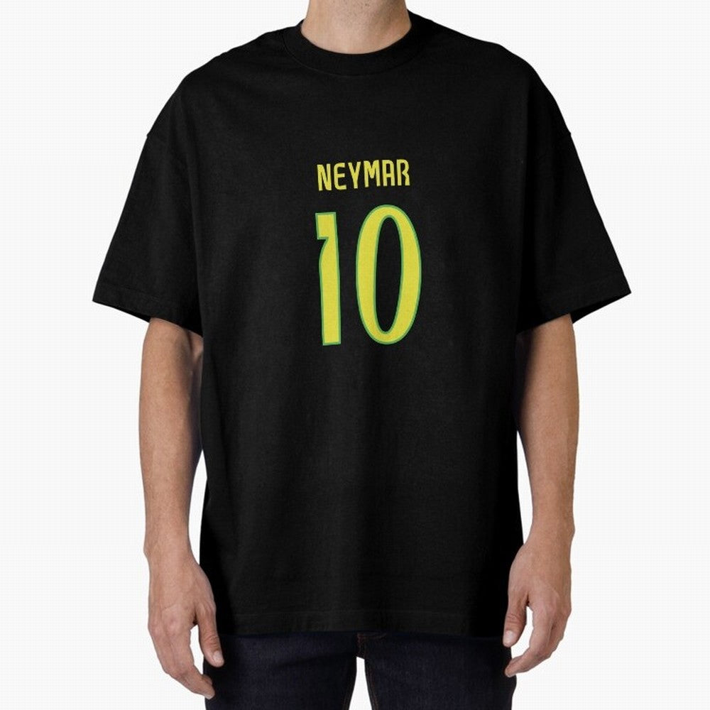 Neymar Jr Brazil Away Jersey 2024 Classic T-Shirt Celebrate Football Heritage in the FIFA World Cup 2026 Group Stage Journey through CR7 and Messi Highlights, Argentina and Brazil Pride, Vintage Soccer Flavor, Modern Football Stars, National Flags