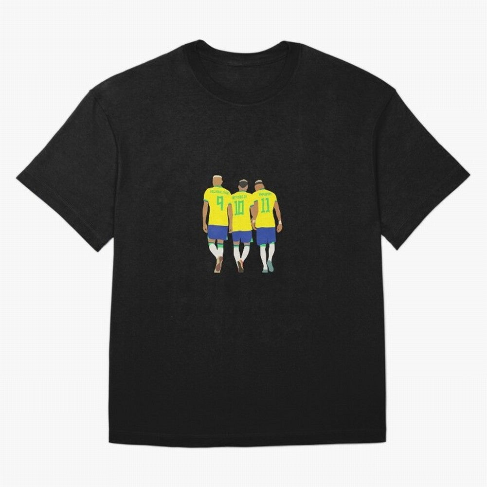 brazil soccer players Oversized T-Shirt Show Fan Pride Across FIFA World Cup 2026 Group Stage for Fans of Cristiano Ronaldo, Haaland and CR7 and Germany, Bringing Stadium Chants, National Pride, Trophy Dreams and Unforgettable Football Memories;