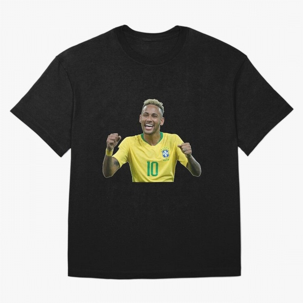 Neymar JR Cheering Premium T-Shirt Discover FIFA World Cup 2026 USA Canada Mexico Spirit, Centered on France and Portugal, Messi and Cristiano Ronaldo, Global Supporter Spirit, Legendary Goals, National Colors and Tournament Celebration; Ideal for