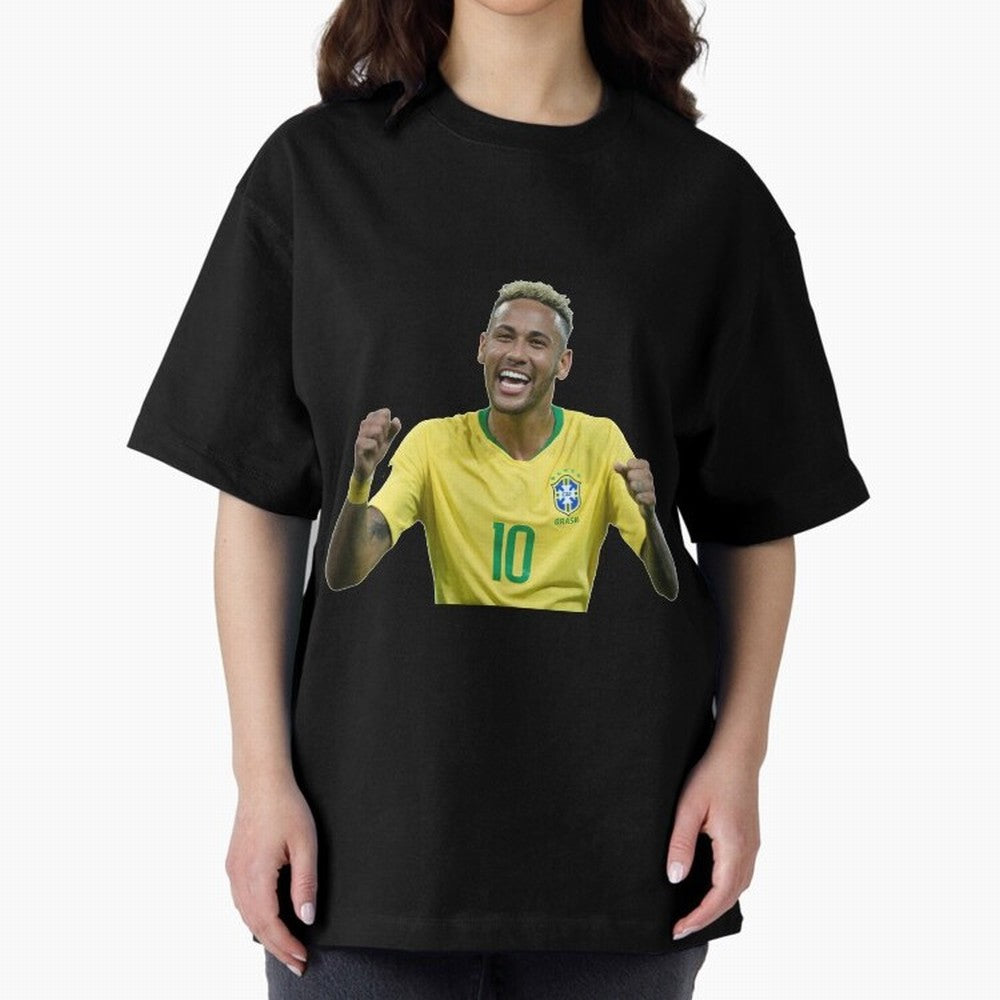 Neymar JR Cheering Premium T-Shirt Discover FIFA World Cup 2026 USA Canada Mexico Spirit, Centered on France and Portugal, Messi and Cristiano Ronaldo, Global Supporter Spirit, Legendary Goals, National Colors and Tournament Celebration; Ideal for