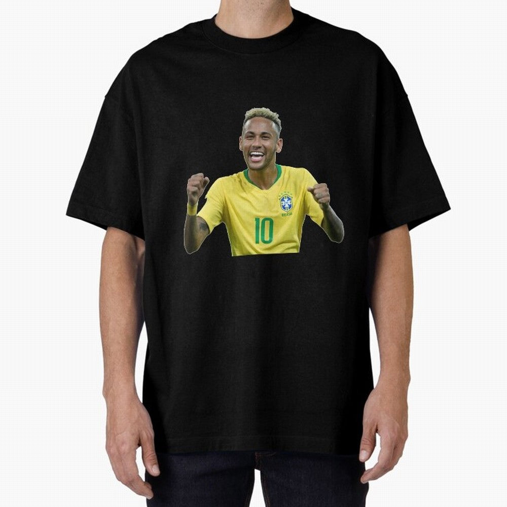 Neymar JR Cheering Premium T-Shirt Discover FIFA World Cup 2026 USA Canada Mexico Spirit, Centered on France and Portugal, Messi and Cristiano Ronaldo, Global Supporter Spirit, Legendary Goals, National Colors and Tournament Celebration; Ideal for