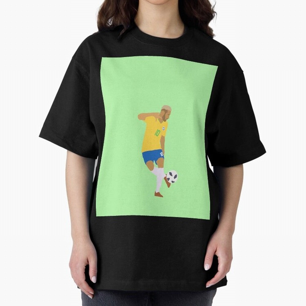 Neymar Brazil Football Control Skills Graphic T-Shirt Back Your Heroes with Match Day Hype around FIFA World Cup 2026 Group Stage, Messi, CR7 and Mbappe, Brazil, Supporter Pride, Iconic Celebrations, Legendary Names and Global Match Day Energy;