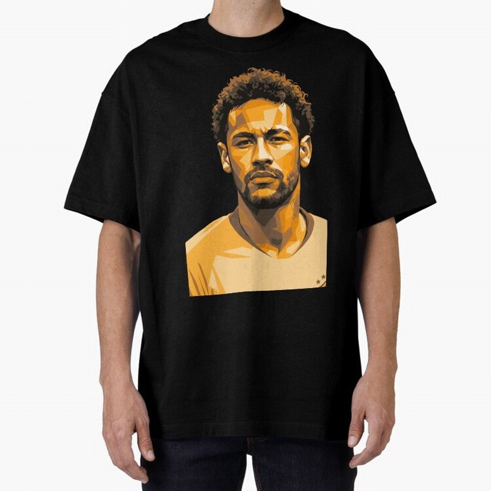 Neymar Oversized T-Shirt Live the Energy of Global Football Passion for FIFA World Cup 2026, Connected to Messi and Cristiano Ronaldo, England and Germany, Match Day Excitement, Supporter Culture, Golden Goals and Global Football Passion; Great for