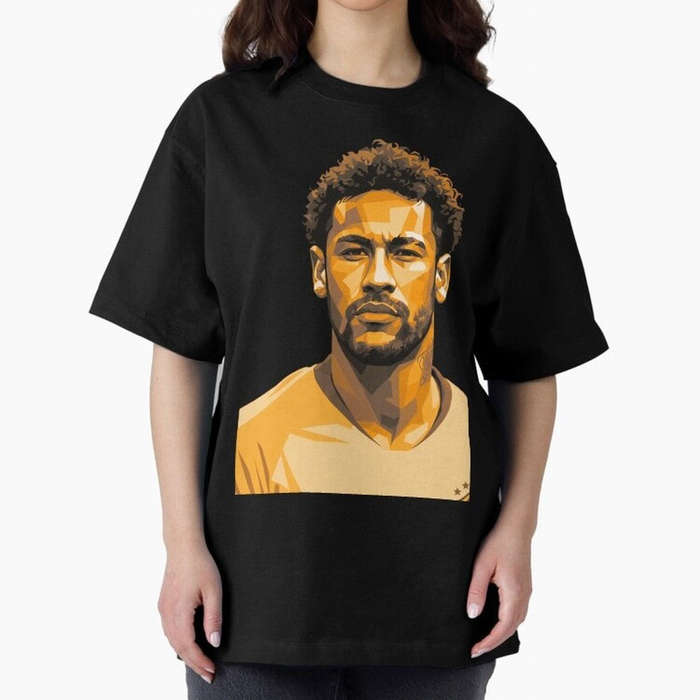 Neymar Oversized T-Shirt Live the Energy of Global Football Passion for FIFA World Cup 2026, Connected to Messi and Cristiano Ronaldo, England and Germany, Match Day Excitement, Supporter Culture, Golden Goals and Global Football Passion; Great for