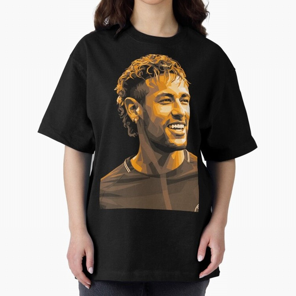 Neymar Oversized T-Shirt Stand Out with Spirit from FIFA World Cup 2026 USA Canada Mexico Centered on Haaland, Brazil, Portugal and Argentina Energy, Stadium Chants, National Pride, Trophy Dreams and Unforgettable Football Memories; Created for