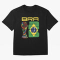 Brazil Soccer World Cup 2026 Fan Art - Selecao 2026 Essential T-Shirt Stand with FIFA World Cup 2026 USA Canada Mexico Spirit, Built around Portugal, Spain and Germany, Messi and Cristiano Ronaldo, Champion Mindset, Group Stage Buzz, Knockout