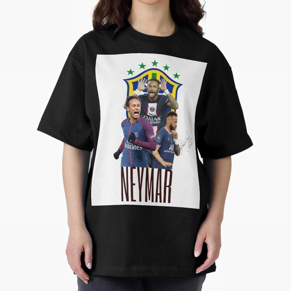 Neymar pst design. Active T-Shirt Follow the Final Road of Global Football Passion for FIFA World Cup 2026 Group Stage, Built around Haaland, Brazil, Vintage Soccer Flavor, Modern Football Stars, National Flags and Final Night Emotion; Made for
