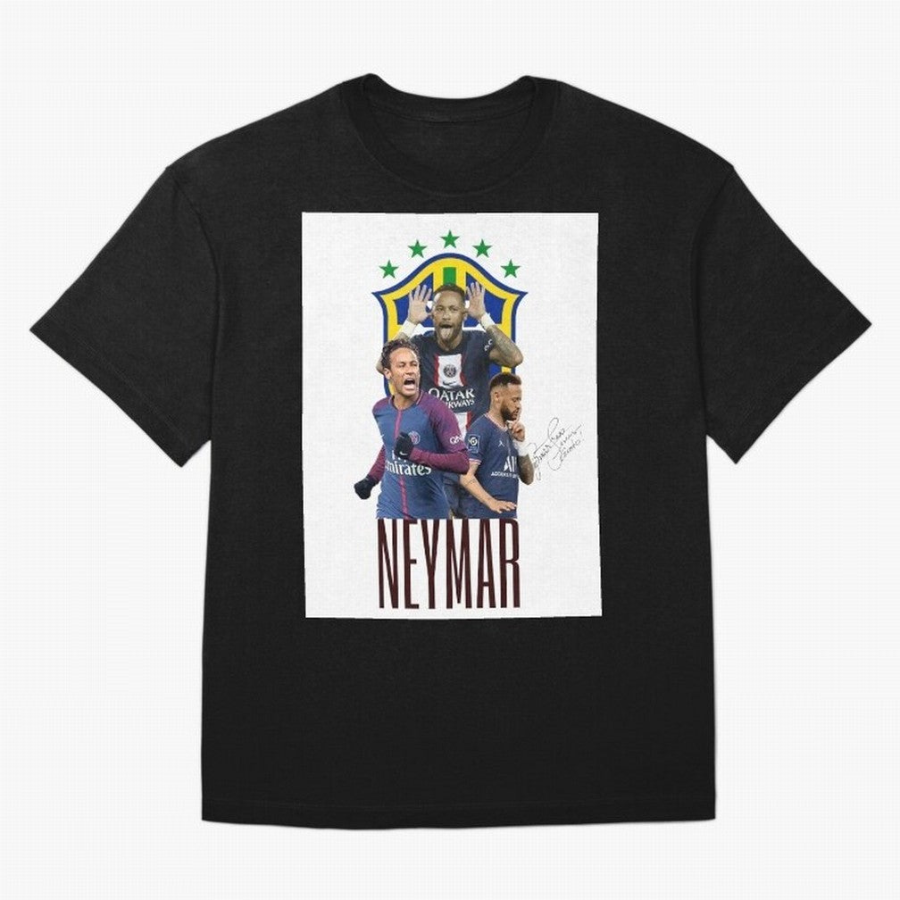 Neymar pst design. Active T-Shirt Follow the Final Road of Global Football Passion for FIFA World Cup 2026 Group Stage, Built around Haaland, Brazil, Vintage Soccer Flavor, Modern Football Stars, National Flags and Final Night Emotion; Made for