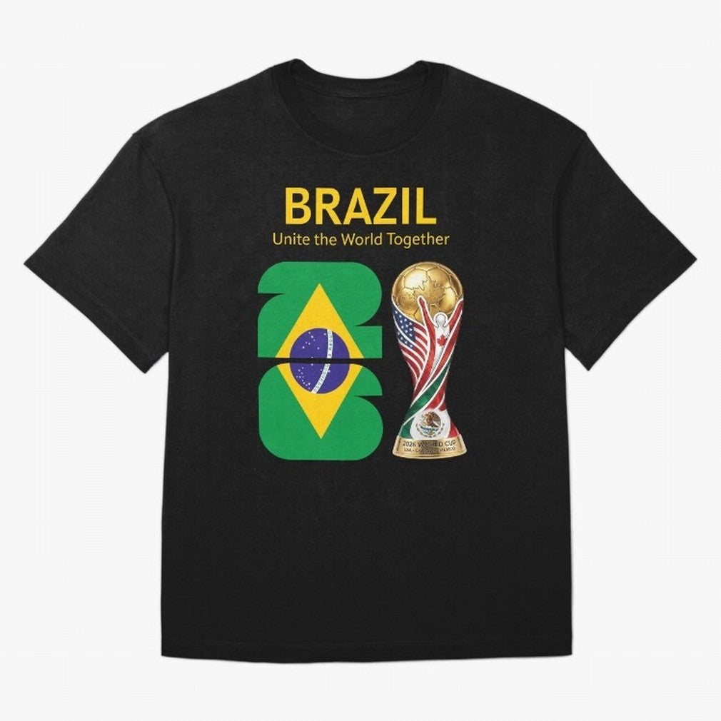 World Cup 2026, IMG 017, BRAZIL 001 Classic T-Shirt Honor Football Greatness during FIFA World Cup 2026 Spirit, Built around Argentina, Mbappe and Neymar, Football Festival Excitement, Trophy Ambitions, Country Rivalries and Star Player Buzz; Ideal