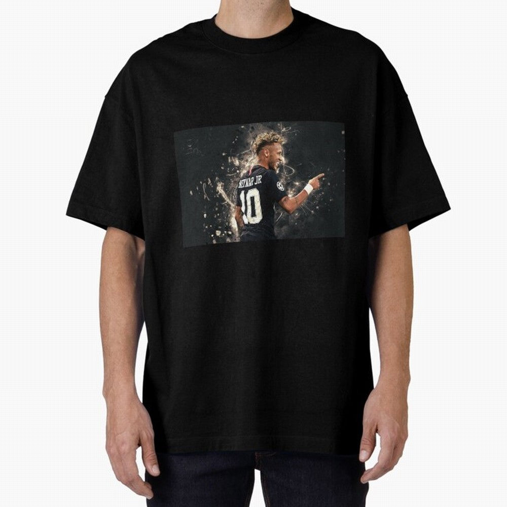 Neymar #111 Oversized T-Shirt Follow the Road to FIFA World Cup 2026 Made for Haaland, England, France and Netherlands Energy, Stadium Chants, National Pride, Trophy Dreams and Unforgettable Football Memories; Perfect for Supporters Who Want Bold