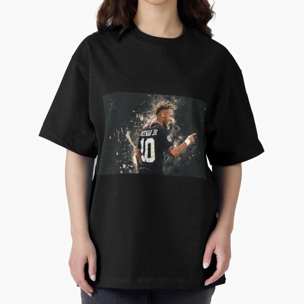 Neymar #111 Oversized T-Shirt Follow the Road to FIFA World Cup 2026 Made for Haaland, England, France and Netherlands Energy, Stadium Chants, National Pride, Trophy Dreams and Unforgettable Football Memories; Perfect for Supporters Who Want Bold