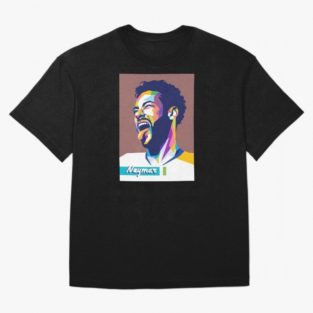 Neymar Essential T-Shirt Fuel Your Fan Pride for Global Football Passion for FIFA World Cup 2026 USA Canada Mexico, Filled with CR7 and Messi, France and Portugal, Sports Nostalgia, International Competition, Famous Players and Unforgettable